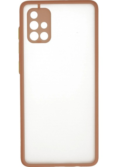 Newface - 986 - Samsung Galaxy Uyumlu A71 Kılıf Montreal Silikon Kapak - Csmo-tex - - Pembe