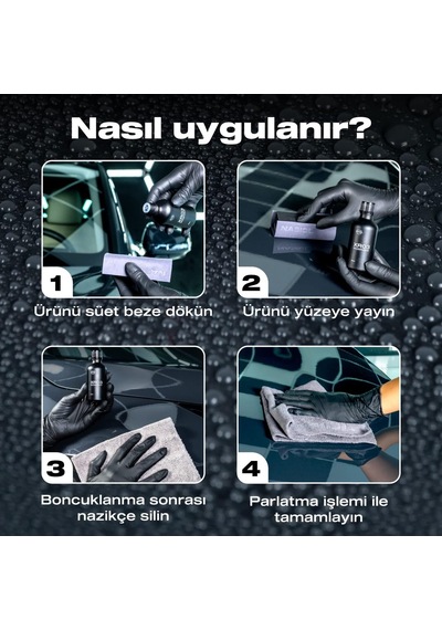 Xr03 Araç Nano Seramik Kaplama Ve Boya Koruma-50 Ml-1,5 Yıl Etkili-profesyonel Bakım,oto Detailing Kiti, Araba Cila,b