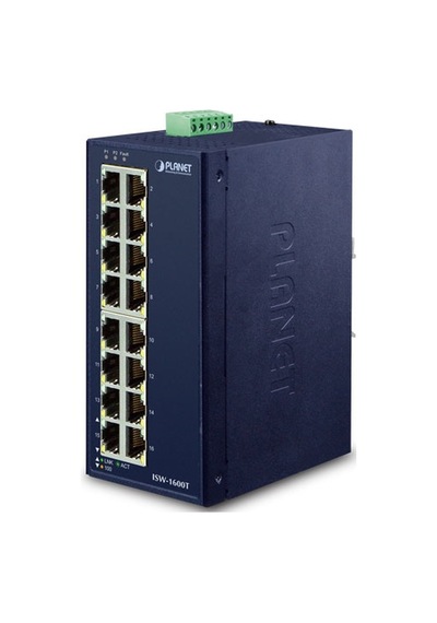 Planet Pl-Isw-1600T Endüstriyel 16-Port 10/100Tx Fast Ethernet Sw