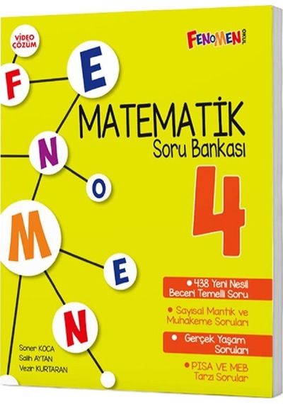 Fenomen 4. Sınıf Matematik Soru Bankası 2025