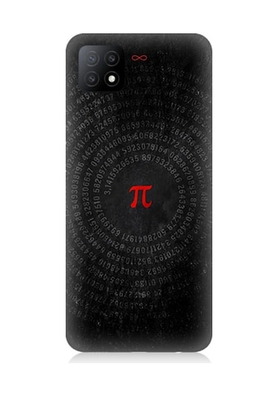 Oppo A53 Uyumlu Pi Sayısı Ve Sonsuzluk Desenli Silikon Kılıf