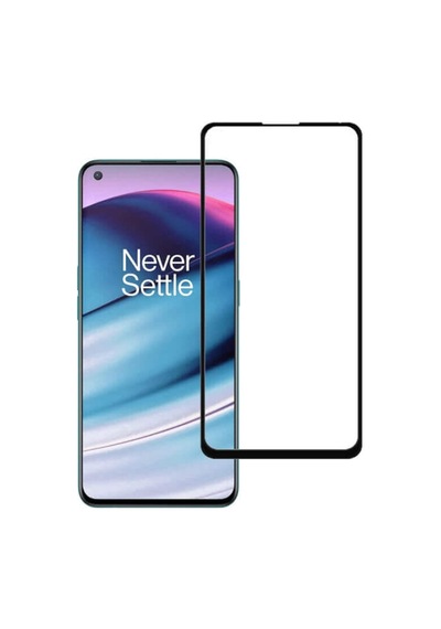 Microcase Oneplus Nord N20 5G Tam Kaplayan Çerçeveli Cam - Siyah