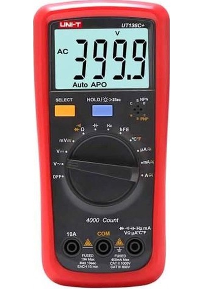 Unı-t Ut136c+ Dijital Multimetre Ölçü Aleti