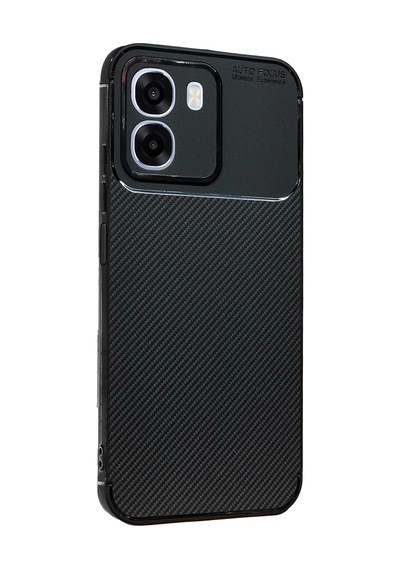 Uryport Oppo Oppo A6t 5g Auto Focus Karbon Kapak - Siyah