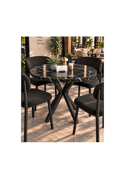 Kalınlaştırmalı Mutfak Cafe Balkon Bahçe Restoran Yemek Masası 70x70 Siyah Siyah Traverten Yuvarlak Siyah Mermer - Siyah Siyah Mermer - Siyah Kalınlaştırmalı Mutfak Cafe Balkon Bahçe Restoran Yemek Masası 70x70 Siyah Siyah Traverten Yuvarlak Siyah Mermer - Siyah Siyah Mermer - Siyah