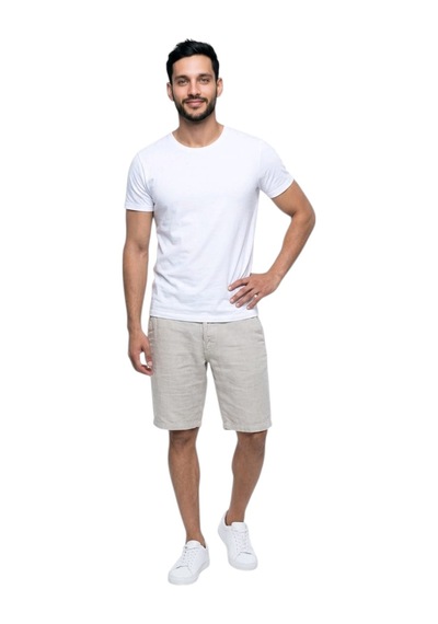 Erkek Bermuda Şort 24a1114 Taş