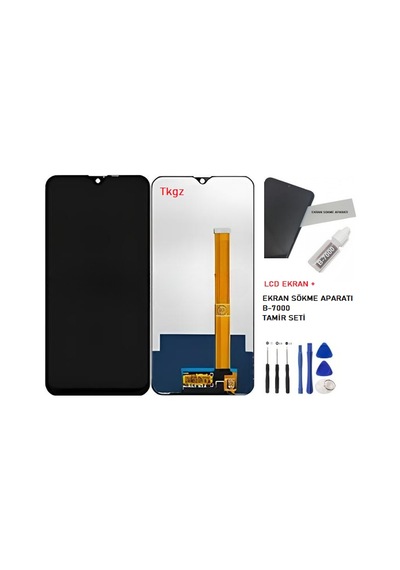 Tkgz Oppo A5s Lcd Ekran Dokunmatik Service Pack Lcd + B-7000 + Tamir Seti
