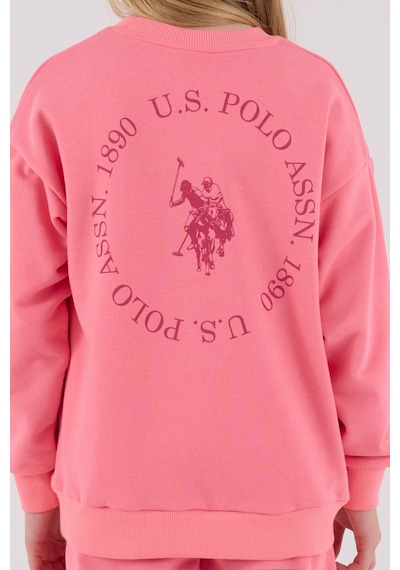 U.S. Polo Assn. U.s. Polo Assn Kız Çocuk Pembe Eşofman Takımı Us2310-c-v1 Pembe