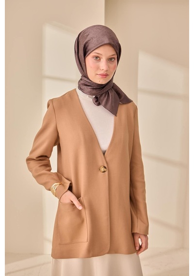 Silk Home Shiny Eşarp 75012-23 kahverengi