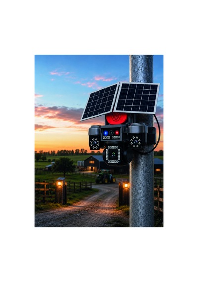 Astraltech 4 Kameralı 4g Sım Kart Destekli Güneş Enerjili Akıllı Güvenlik Kamerası