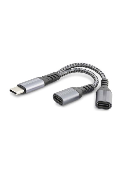 Type-c Şarj Ve Ses Ayırıcı Kablo 100w Gj017 Evimdeyokyok