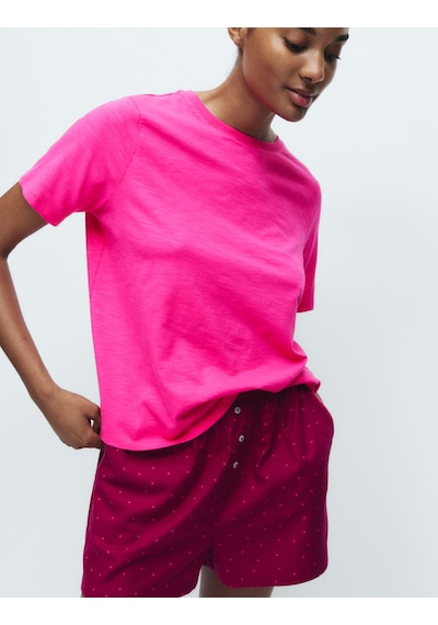 Marks & Spencer 2’li Pamuklu Pijama Üstü T37003664T Pembe