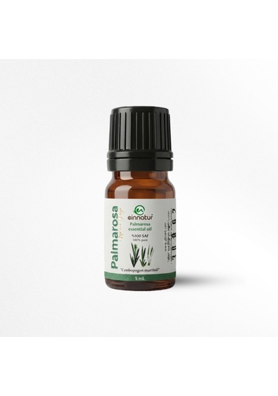 Palmarosa Uçucu Yağı, 5 Ml, %100 Saf, Cymbopogon Martinii Essential Oil
