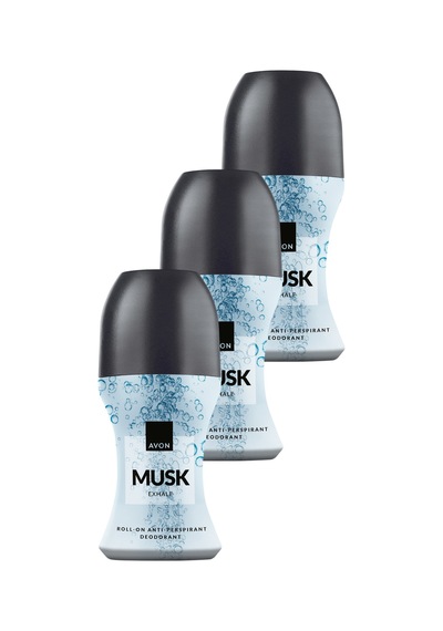 Musk Exhale Roll On 50 Ml. Üçlü Paket