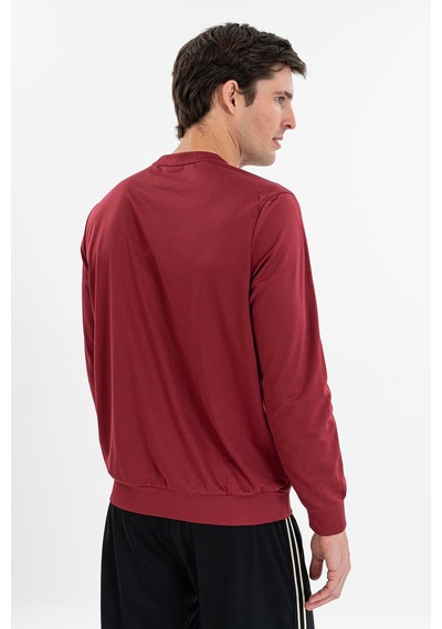 Maraton Comfort Erkek Bisiklet Yaka Bordo- Sweatshirt Bordo-