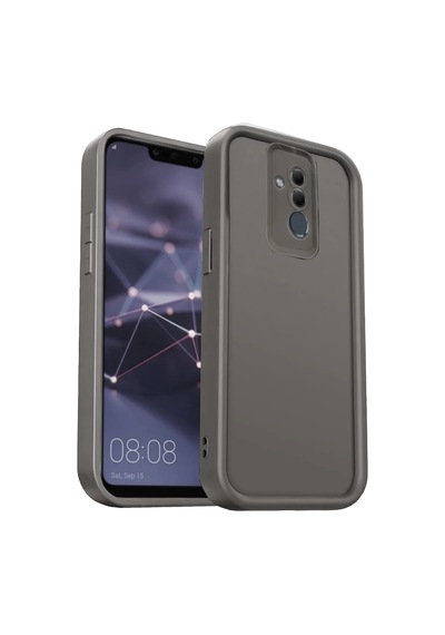 Huawei Mate 20 Lite Uyumlu Kılıf Viera Silikon - Gri