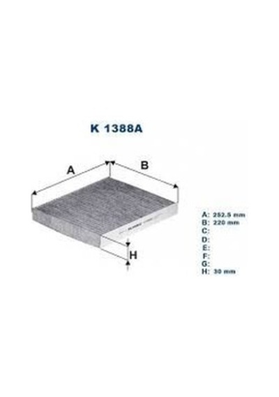 FILTRON K1388A POLEN FİLTRESİ AUDI A1 (GB)-SEAT ARONA (KJ)- IBIZA