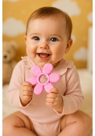 Wee Baby Sulu Dolgulu Diş Halkası Çiçek