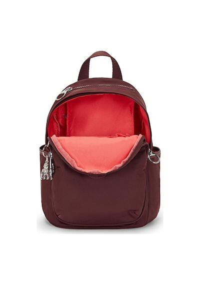 Kipling Kıplıng Delia Mini Küçük Boy Sırt Çantası Mor Deep Aubergıne Turuncu