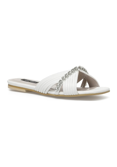 Nine West TANVO 2FX Beyaz Kadın Terlik Beyaz