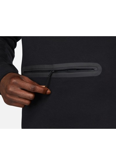 Nike Nıke Tech Fleece Erkek Sweatshırt Fb7998-010 Siyah