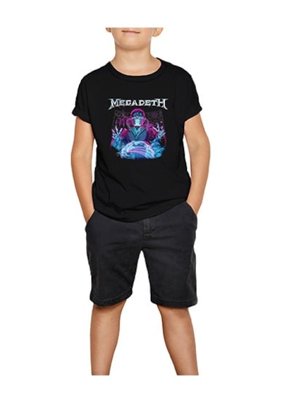 Zepplin Giyim Megadeth Ruler Of The World Siyah Çocuk Tişört