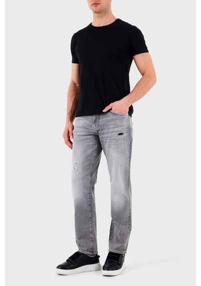 Armani Exchange Erkek Kot Pantolon Xm000049 Af14656 M8088 Gri Gri