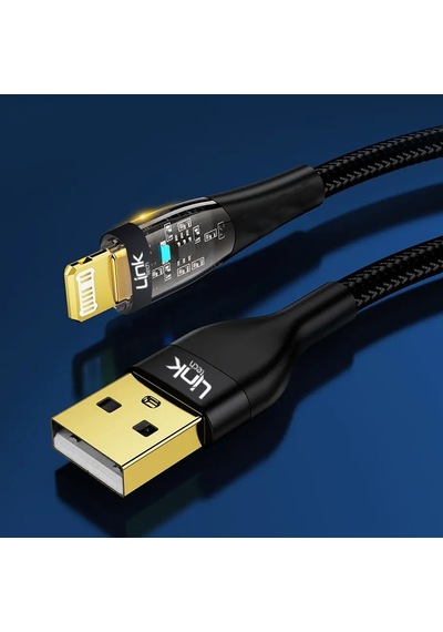 Linktech K672 Usb - Lightning 20w 3a 1.3m Örgü Şarj Kablosu