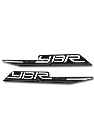 Yamaha Ybr 3d Sticker Seti Gri