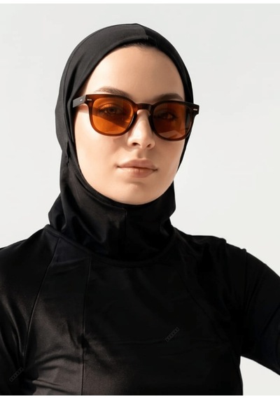 Mayovera Tesettür Deniz Bone - Boğazlı Siyah