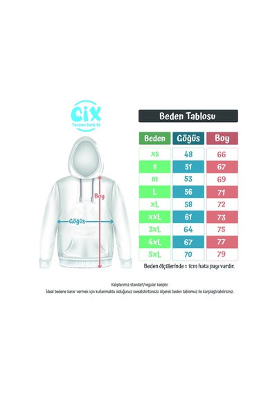 Cix Mayhem Tasarımlı Kapşonlu Sweatshirt Hoodie SIYAH