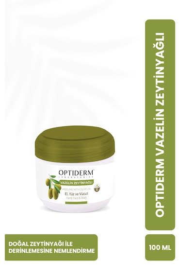 Optiderm Vazelin Zeytinyağlı 100 Ml