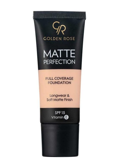 Golden Rose Matte Perfection Foundation - Cool 02 - Yoğun Kapatıcı Mat Fondöten Sku: Smg8690010478474