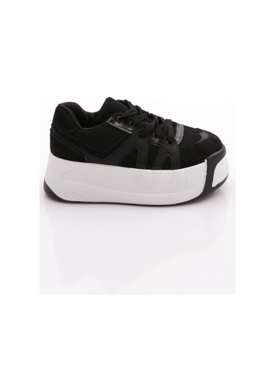 Dgn Sp191 Kadin Sneaker Ayakkabi Siyah