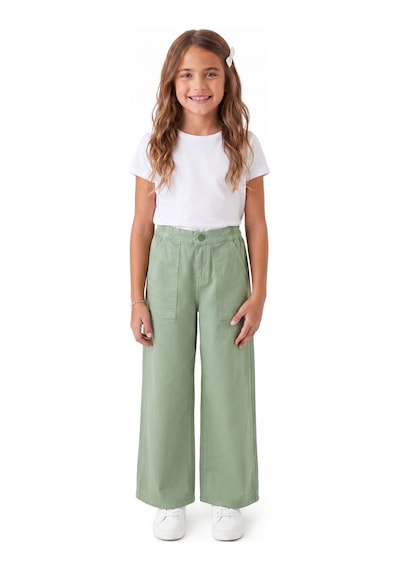 Onloox Kız Çocuk Mint Yeşili Kız Çocuk Mint Yeşili Pamuklu Gabardin Geniş Paça Beli Lastikli Dört Cepli Pantolon 12-14 Yaş Onloox Kız Çocuk Mint Yeşili Kız Çocuk Mint Yeşili Pamuklu Gabardin Geniş Paça Beli Lastikli Dört Cepli Pantolon 12-14 Yaş