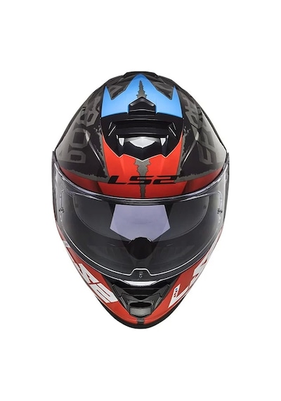 Ls2 Storm Sprınter Kask Siyah-Kırmızı-Tıtanıum