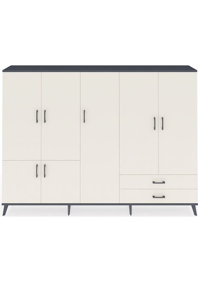 Arges Dolap 12 Raflı 2 Çekmeceli 7 Kapaklı 220x30x163 Antrasit-ay Antrasit-aytaşı Arges Dolap 12 Raflı 2 Çekmeceli 7 Kapaklı 220x30x163 Antrasit-ay Antrasit-aytaşı