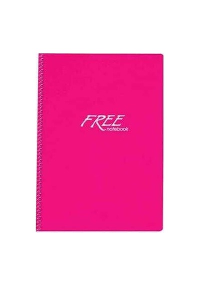 Keskin A4 60 Yp.düz Pp Kapak Free Defter Çok Renkli