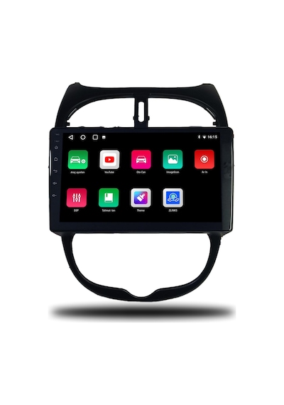 Navico Peugeot 206 Android Carplay Multimedya 1999-2011 4gb Ram + 64gb Hafıza + 8 Çekirdek