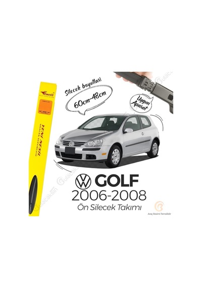 Volkswagen Golf Muz Silecek Takımı 2006-2008 İnwells