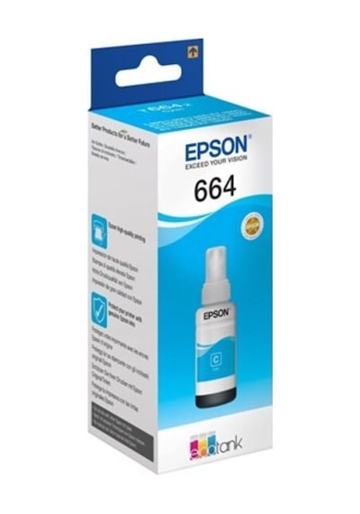 Epson T664 Mürekkep L200 Cmyk 70 ML
