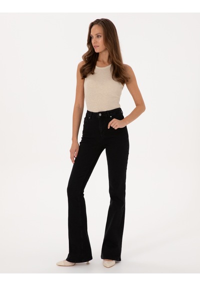 Pierre Cardin Kadın Siyah Pantolon Jean 50318044-vr046 Siyah