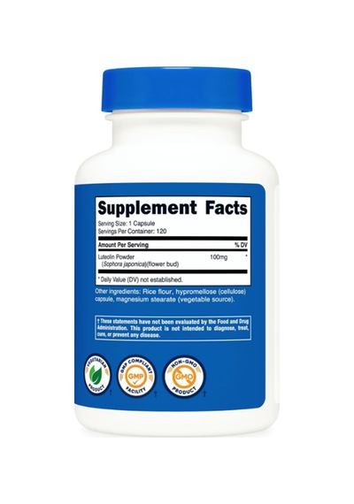 Nutricost, Luteolin, 100 Mg, 120 Capsul.tr Tek Yetkili Satıcı...