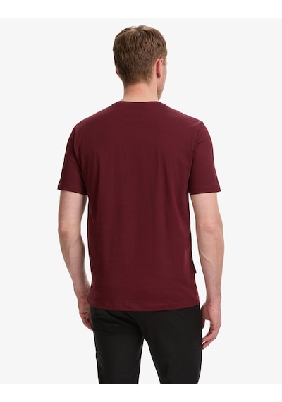 Pierre Cardin Erkek Bordo Tişört Basic 50325299-vr014