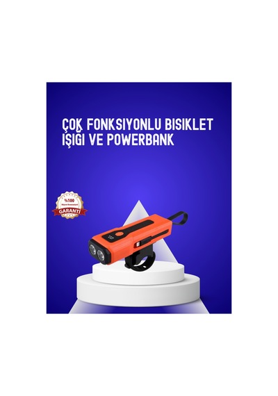 8753tknd 600 Lümen Şarjlı Bisiklet Farı Cob Yan Çakar Acil Durum 893hmng Çok Renkli Çok Renkli