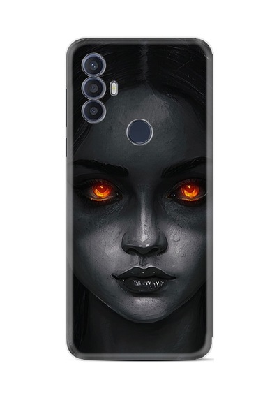Tcl 30 Se Kılıf Excode Resimli Desenli Silikon Platinium Series Dark Woman 1887