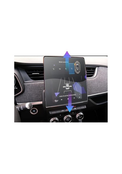 Renault Captur 9.3 İnç Multimedya Ekran Koruyucu Şeffaf