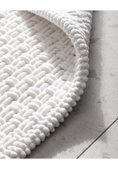 Madame Coco Najac Banyo Paspas - Beyaz - 50x80 Cm 8684427045312 Beyaz
