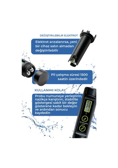 Milwaukee Ph54 Su Geçirmez Ph Metre Hassas Dijital Ph Ölçüm Cihazı