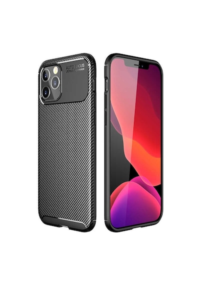 Ardemix Apple iPhone 12 Pro Max Uyumlu Negro Silikon Kılıf-siyah Siyah